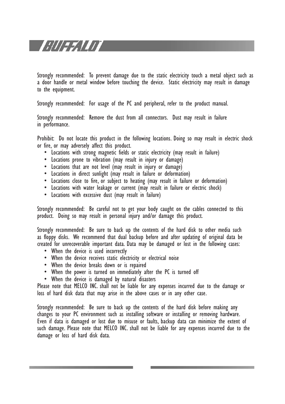 Buffalo Technology WLI-USB-L11G User Manual | Page 4 / 32