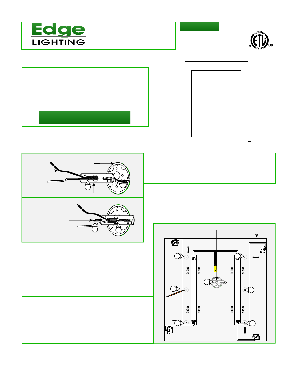 Edge Lighting Plaza Small Dimmable User Manual | 3 pages