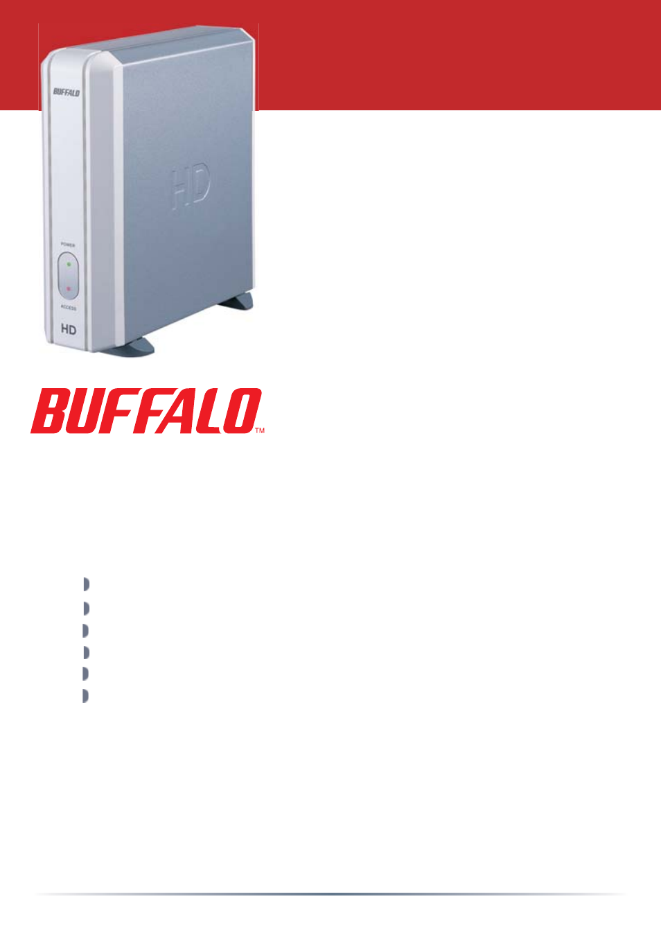 Buffalo Technology DriveStation HD-HBU2 User Manual | 8 pages