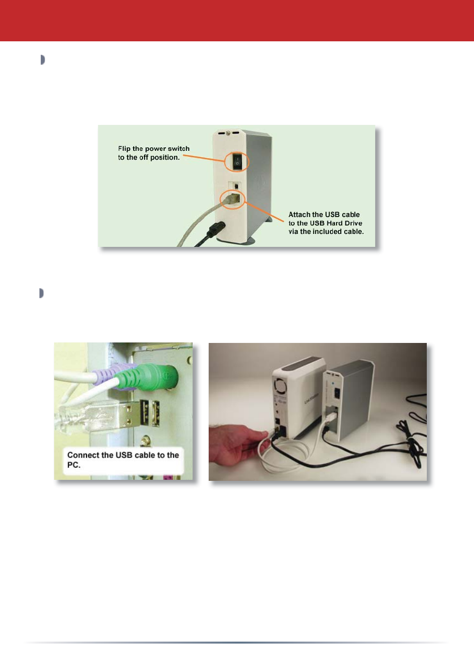 Drivestation setup | Buffalo Technology DriveStation HD-HBU2 User Manual | Page 2 / 8