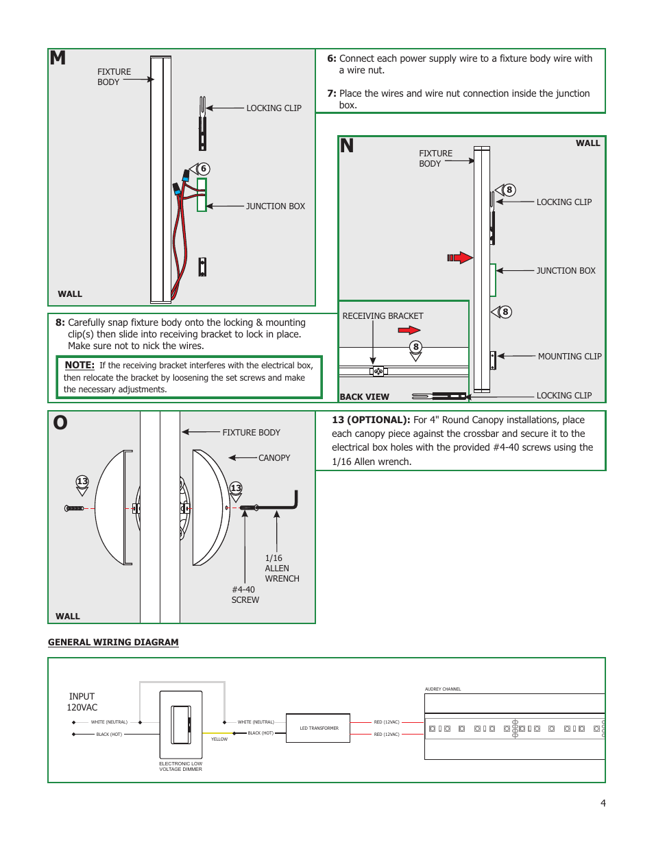 Edge Lighting Bardot Vanity User Manual | Page 4 / 4