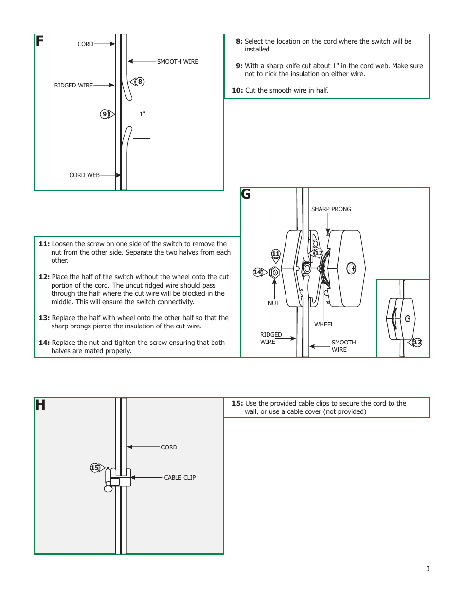 Edge Lighting Cody LED Picture Light User Manual | Page 3 / 4