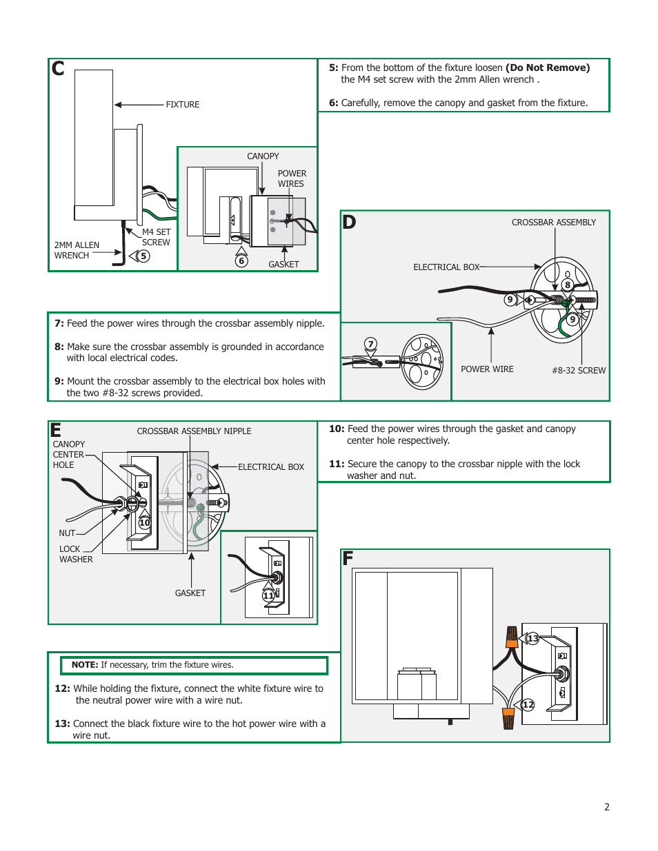 Edge Lighting Mr. Square User Manual | Page 2 / 3