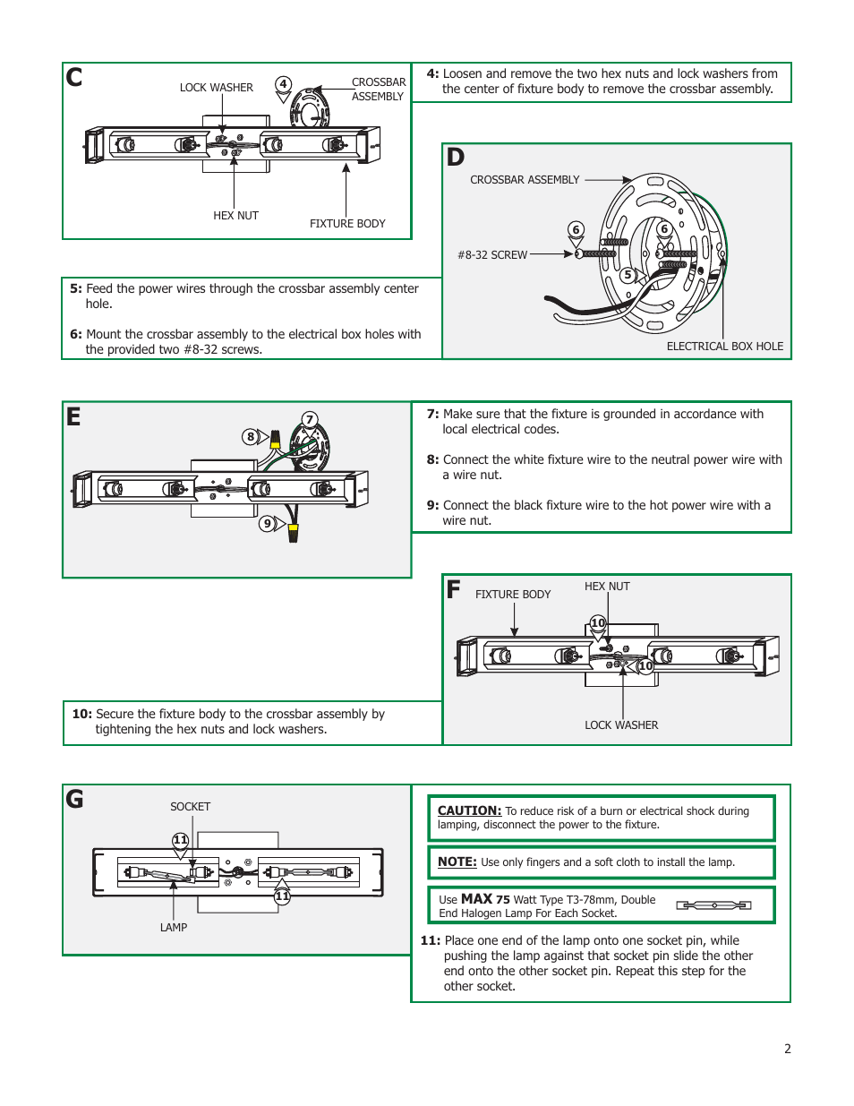 Edge Lighting Regal User Manual | Page 2 / 3