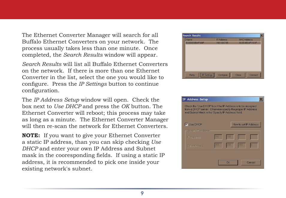 Buffalo Technology WLI-TX4-G54HP User Manual | Page 9 / 30