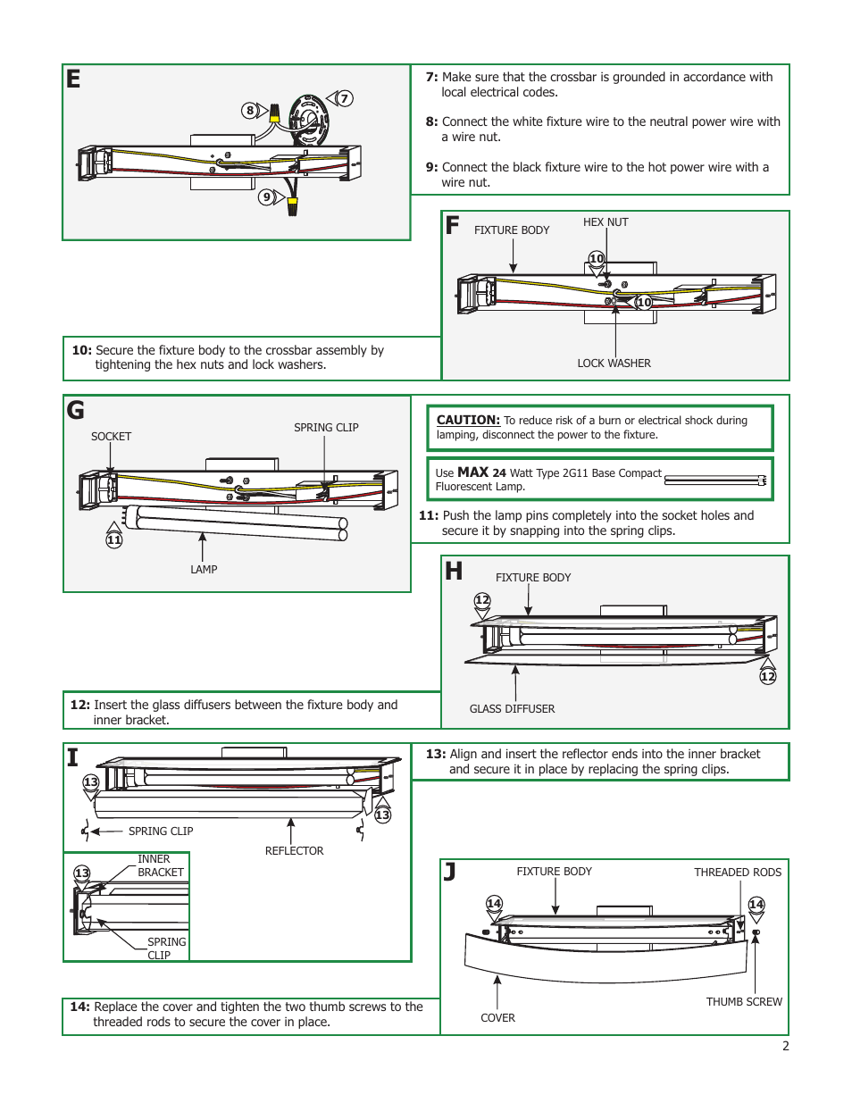 Edge Lighting Regal User Manual | Page 2 / 2