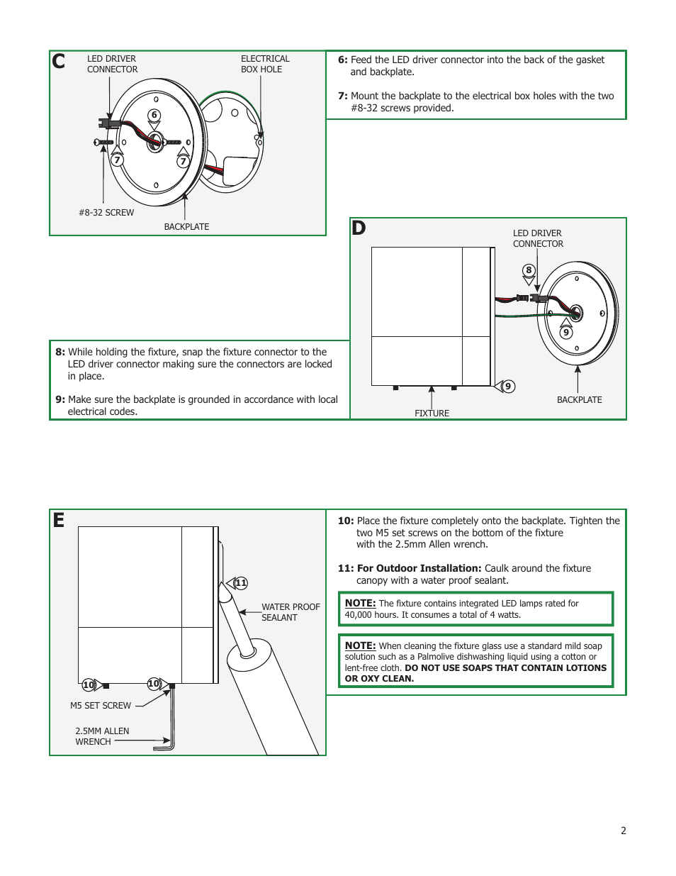 Edge Lighting TV LED User Manual | Page 2 / 2