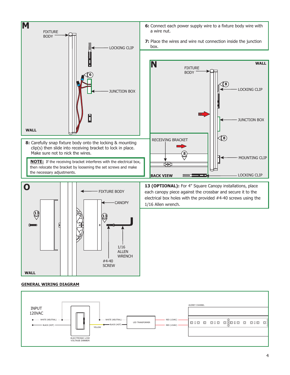 Edge Lighting Twiggy, Tubular 1" Lens User Manual | Page 4 / 4