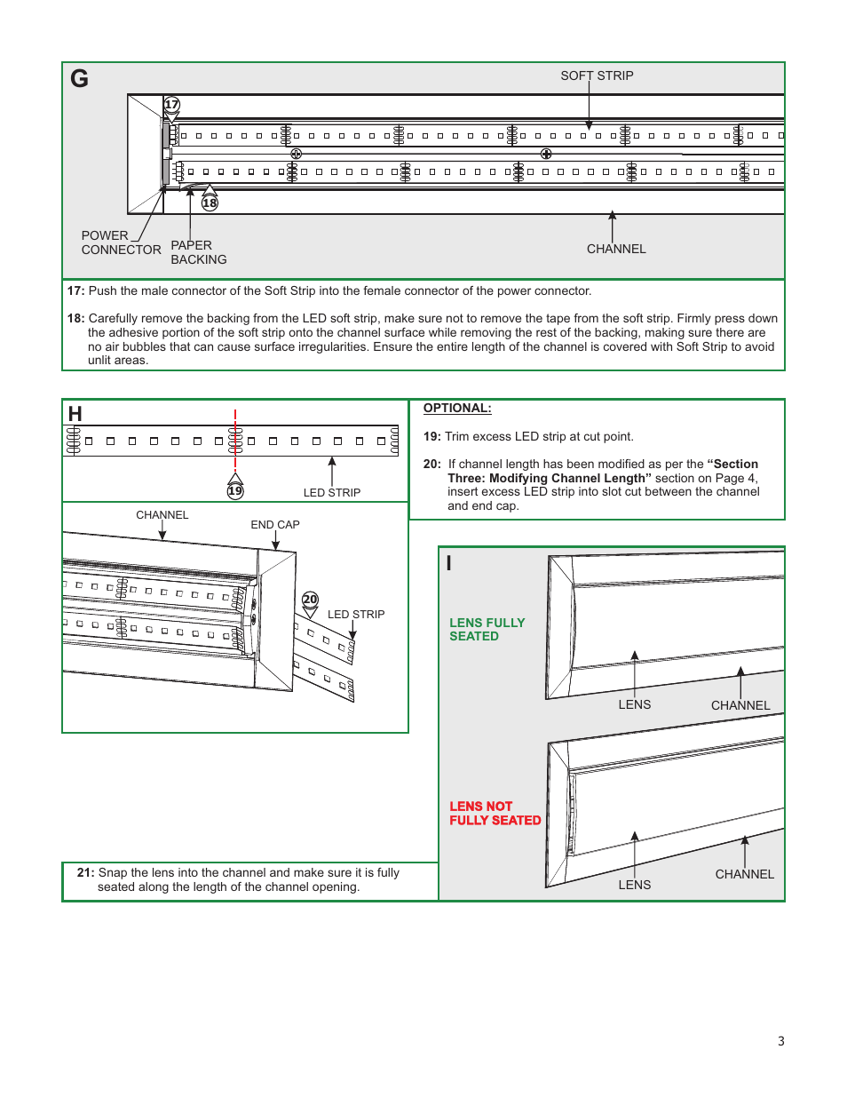 Edge Lighting Light Channel Trim 1.6 User Manual | Page 3 / 4