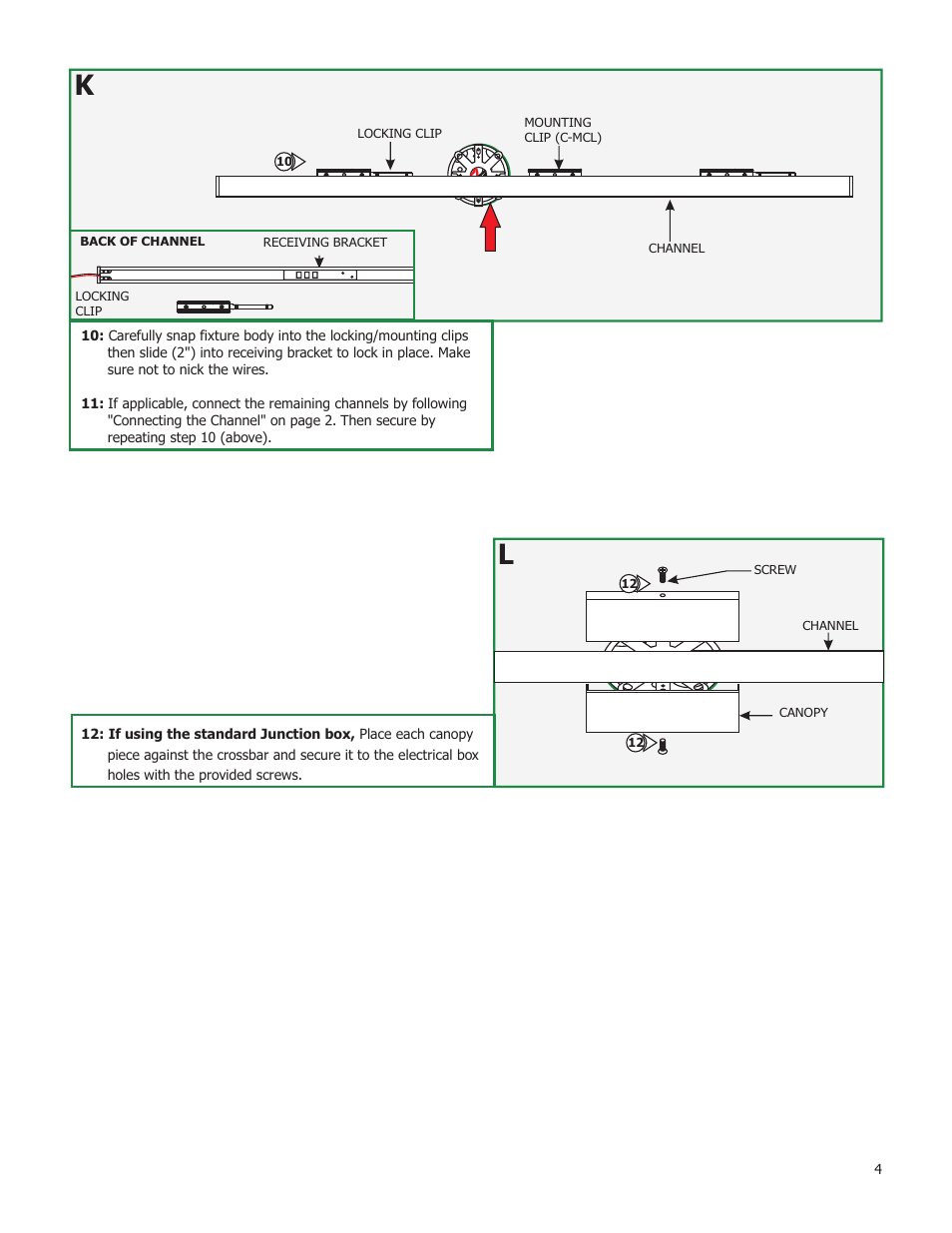 Edge Lighting Cirrus Channel, Square 1" Lens User Manual | Page 4 / 4