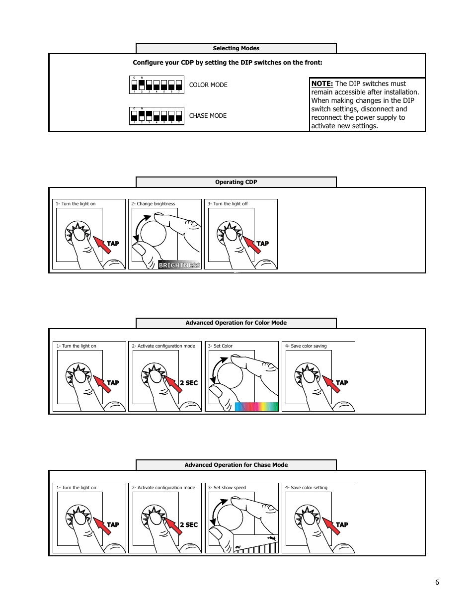 Edge Lighting PSB-400W-24VDC-RGB, 400 Watt 24 Volt DC Power Supply User Manual | Page 6 / 6