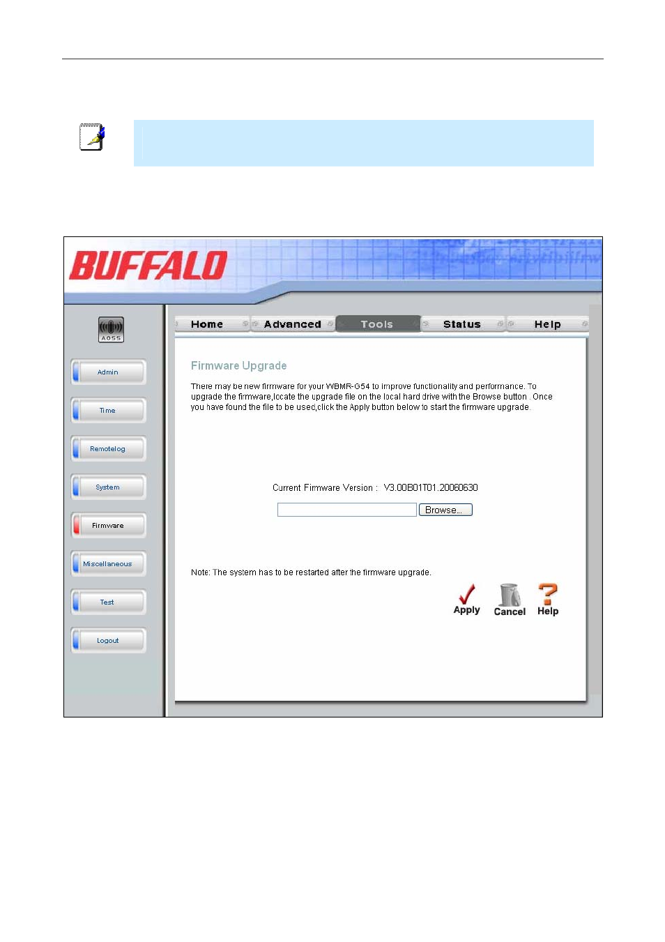 Firmware | Buffalo Technology WBMR-G54 User Manual | Page 101 / 121