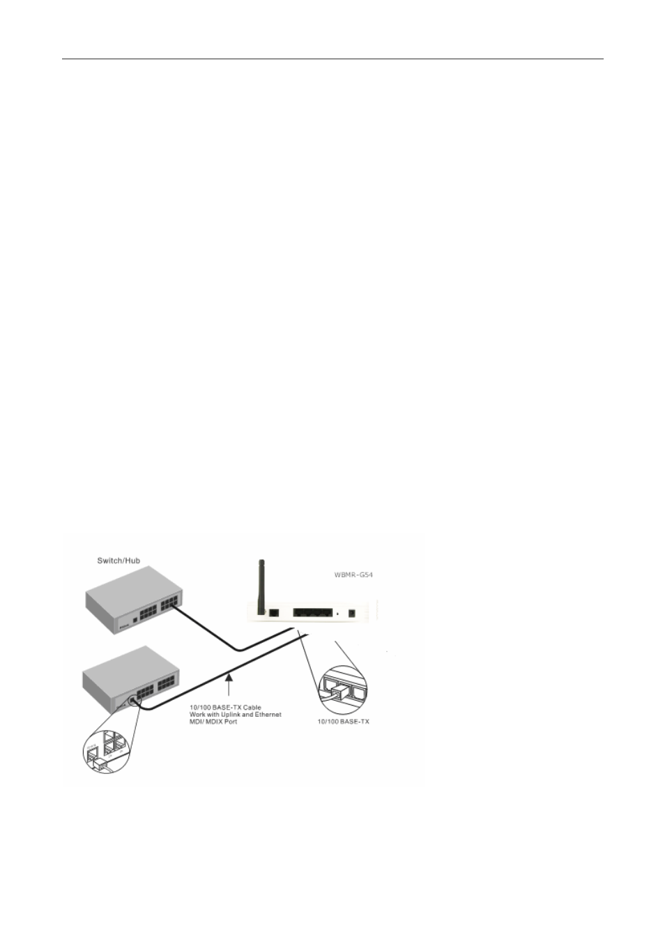 Network connections, Connect adsl line, Connect router to ethernet | Hub or switch to router connection | Buffalo Technology WBMR-G54 User Manual | Page 19 / 121