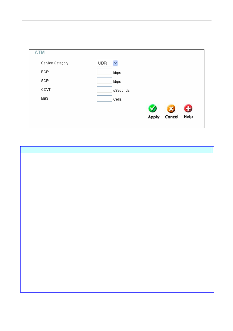 Atm traffic shaping | Buffalo Technology WBMR-G54 User Manual | Page 50 / 121