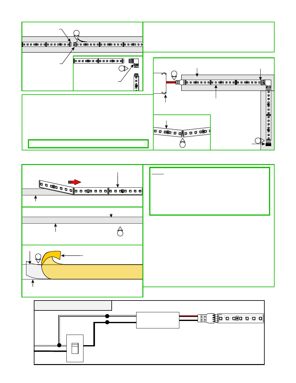 Relocating soft strip (optional) | Edge Lighting SS2C Soft Strip 2.5W, 24V High Output User Manual | Page 2 / 2