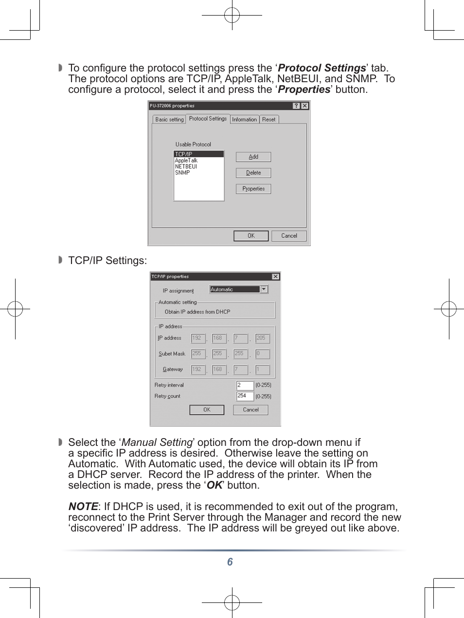 Buffalo Technology Buffalo Network USB Print Server LPV3-U2 User Manual | Page 6 / 24