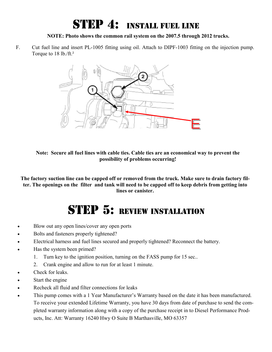 FASS T D07 260G User Manual | Page 17 / 20