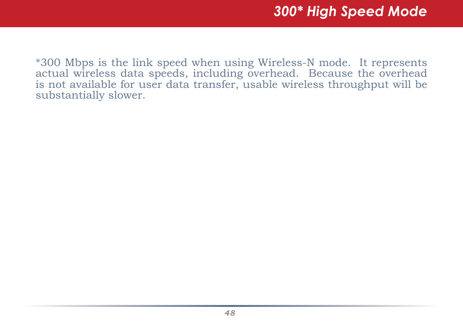 300* high speed mode | Buffalo Technology WHR-G300N User Manual | Page 48 / 48