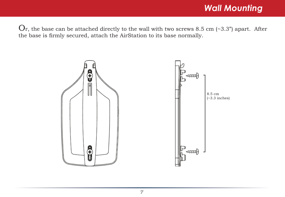 Wall mounting o | Buffalo Technology WHR-G300N User Manual | Page 7 / 48