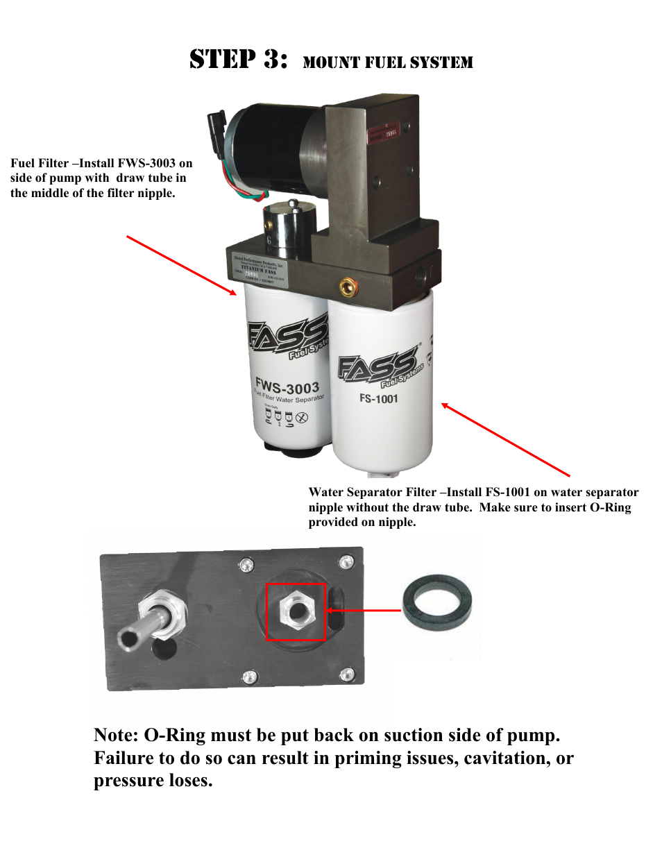 Step 3 | FASS T F16 220G User Manual | Page 15 / 20