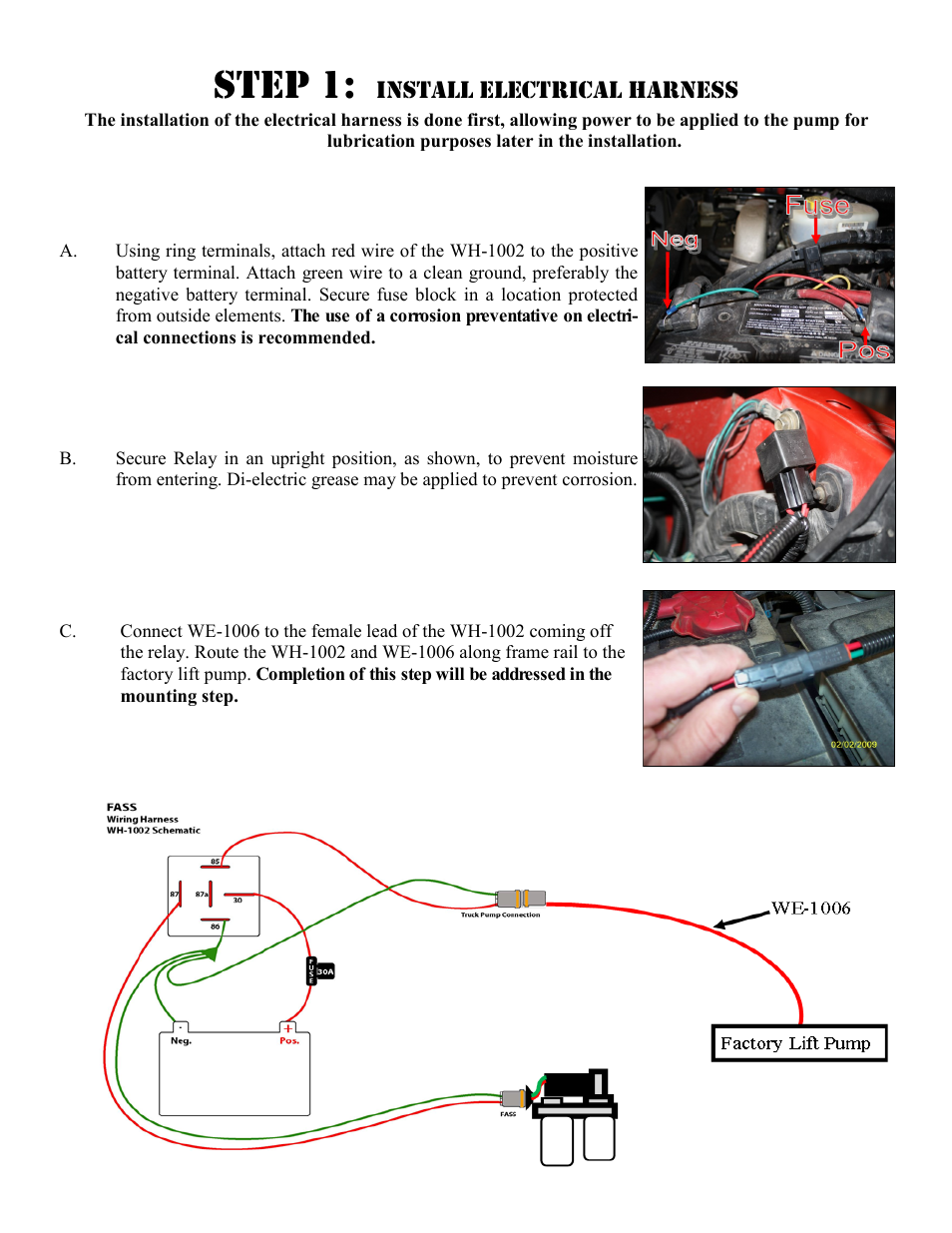 Step 1 | FASS T F16 220G User Manual | Page 8 / 20