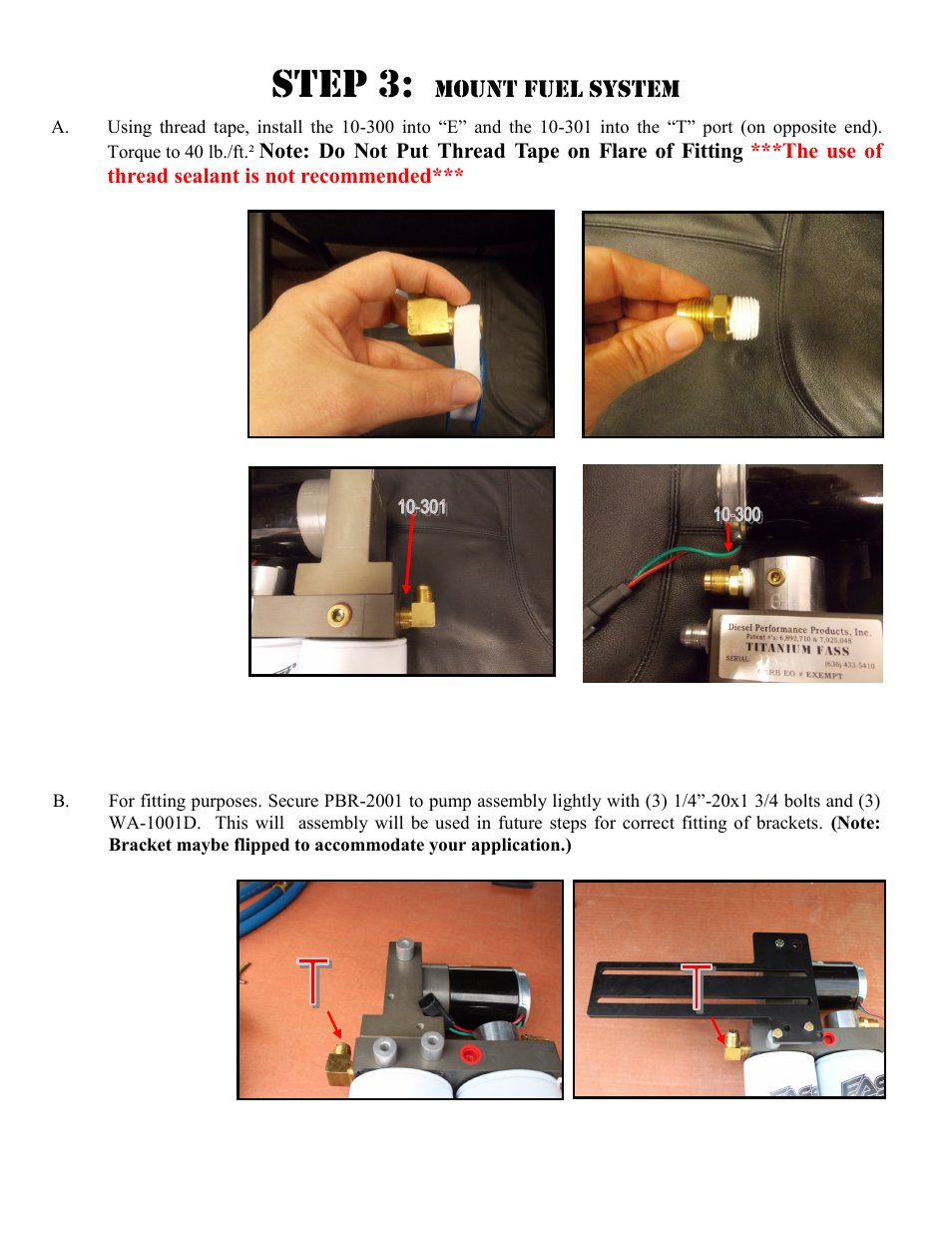 Step 3 | FASS T C11 150G User Manual | Page 12 / 20