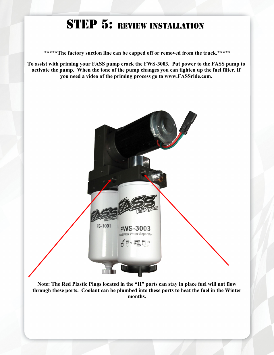 FASS T C10 260G User Manual | Page 18 / 21