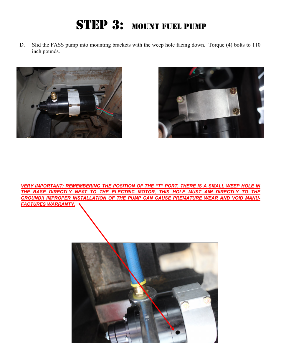 FASS FA D05 260G User Manual | Page 13 / 16