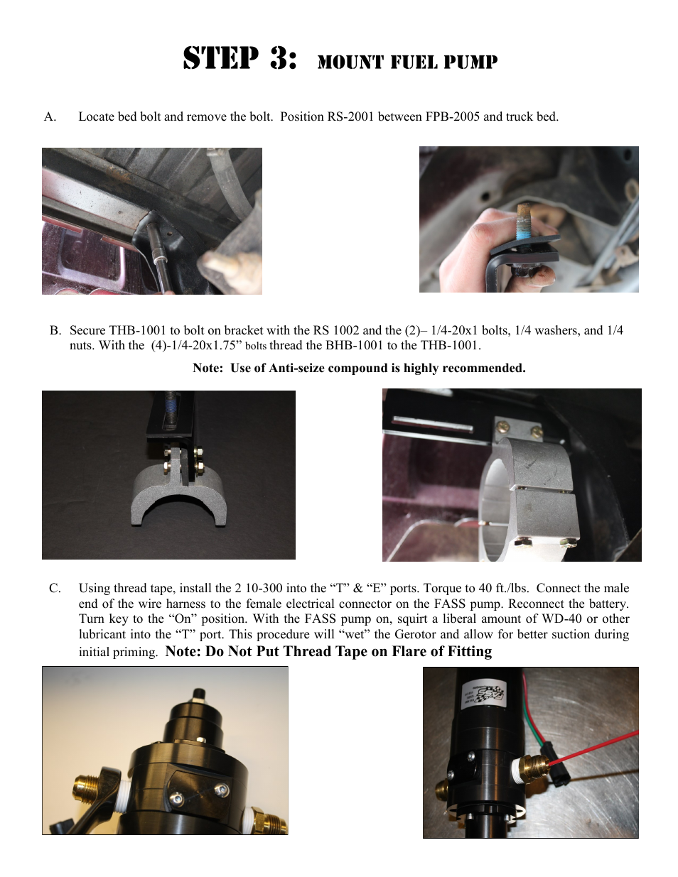 FASS FA D10 240G User Manual | Page 13 / 19