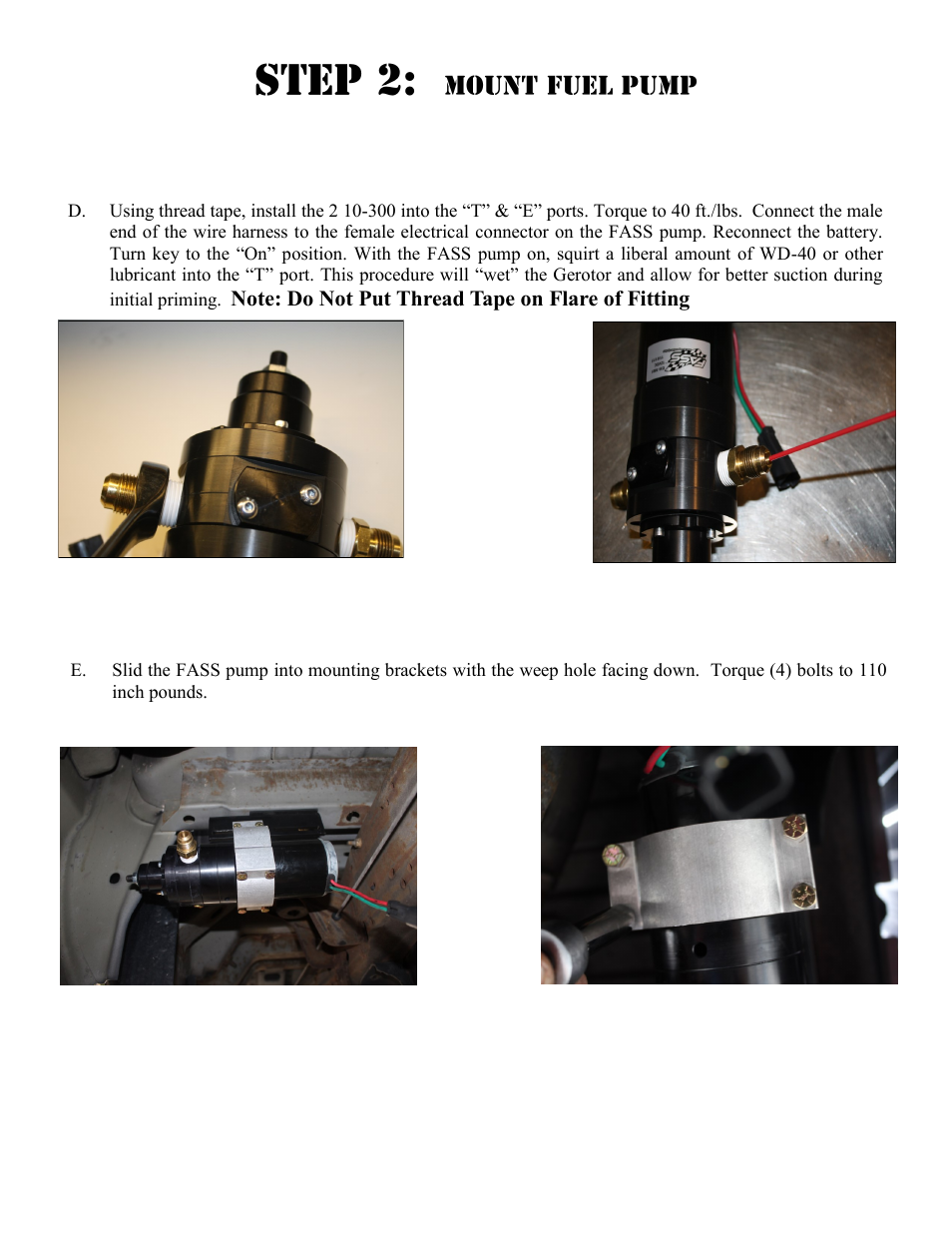 FASS FA F16 150G User Manual | Page 10 / 16