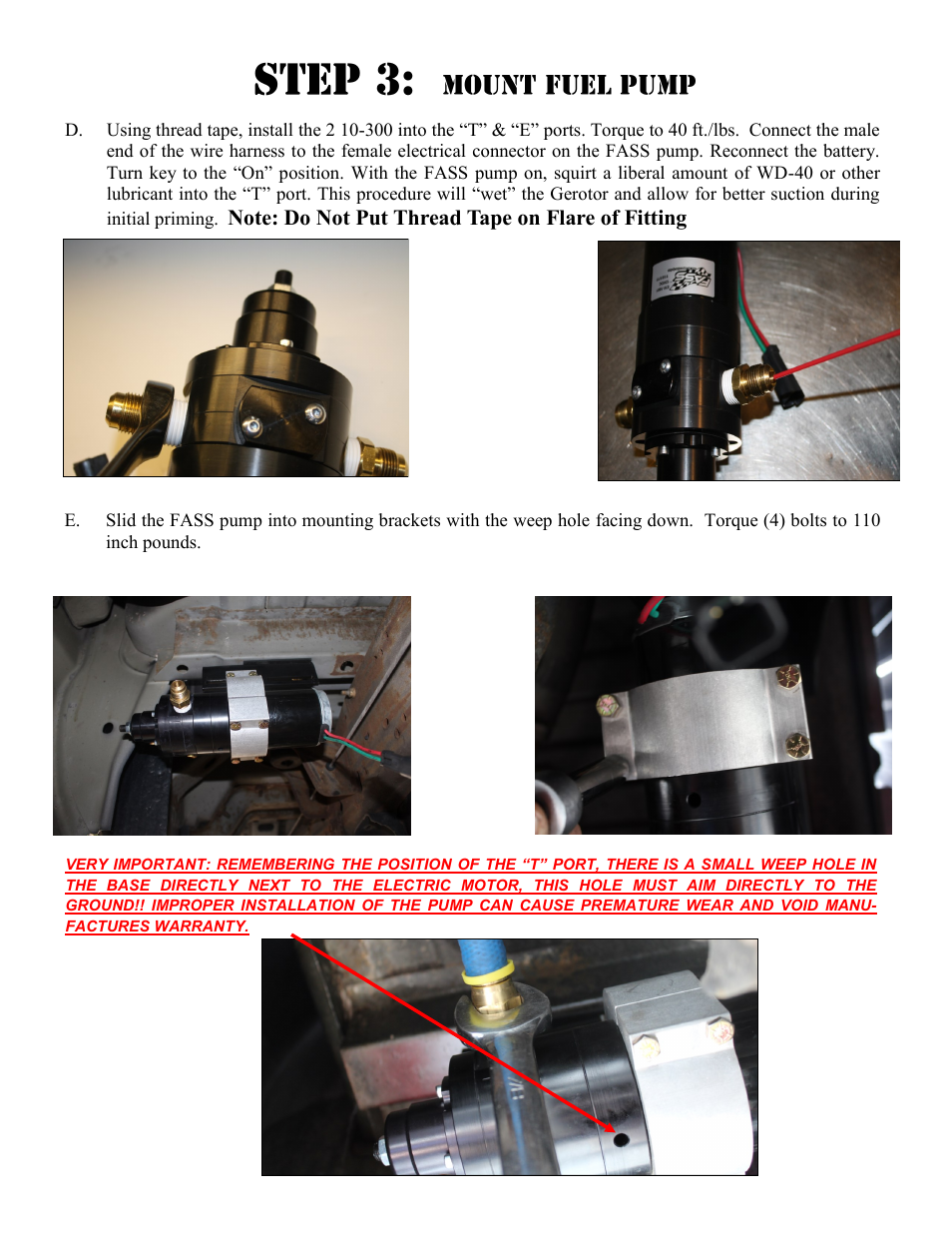 FASS FA F15 220G User Manual | Page 12 / 18