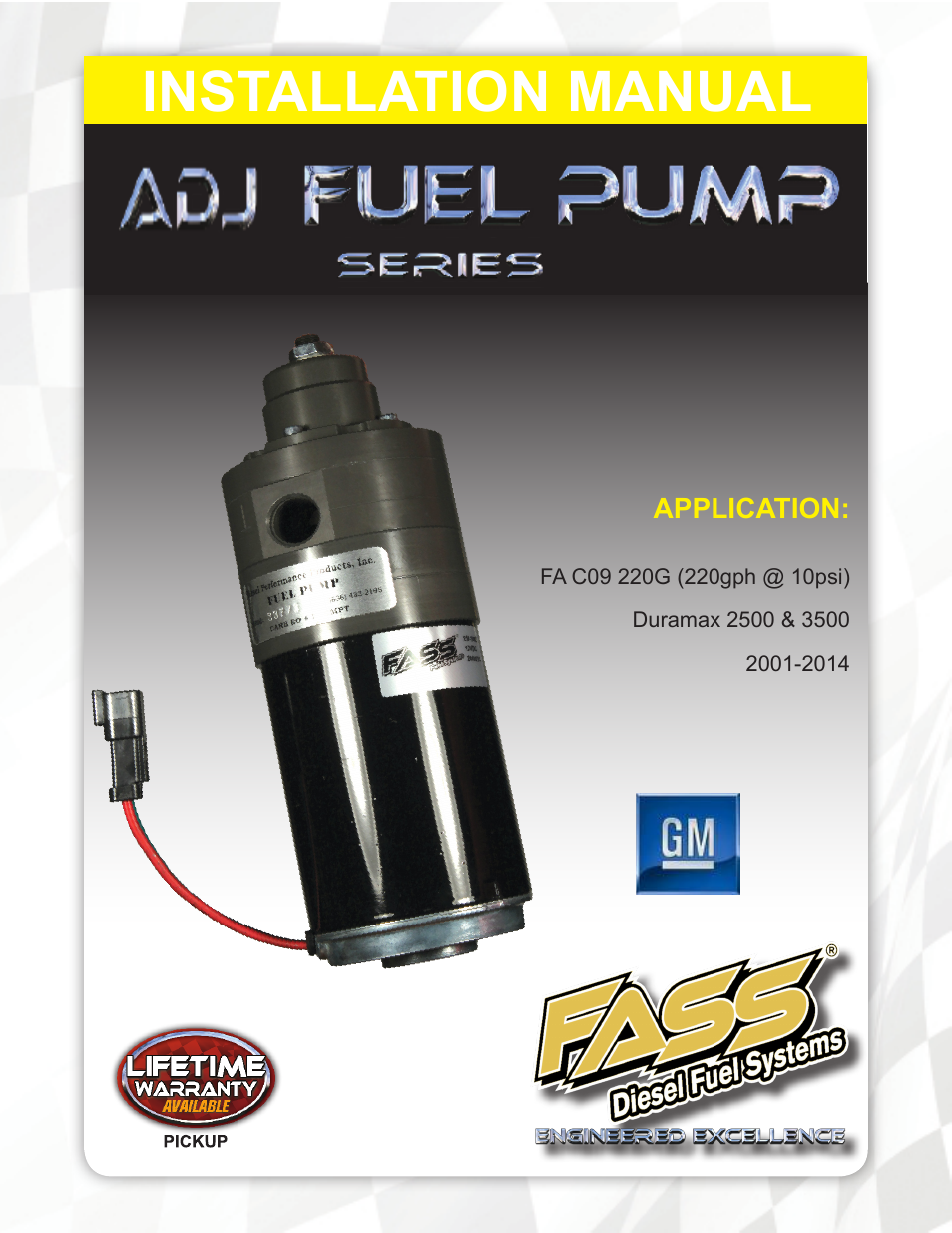 FASS FA C09 260G User Manual | 17 pages
