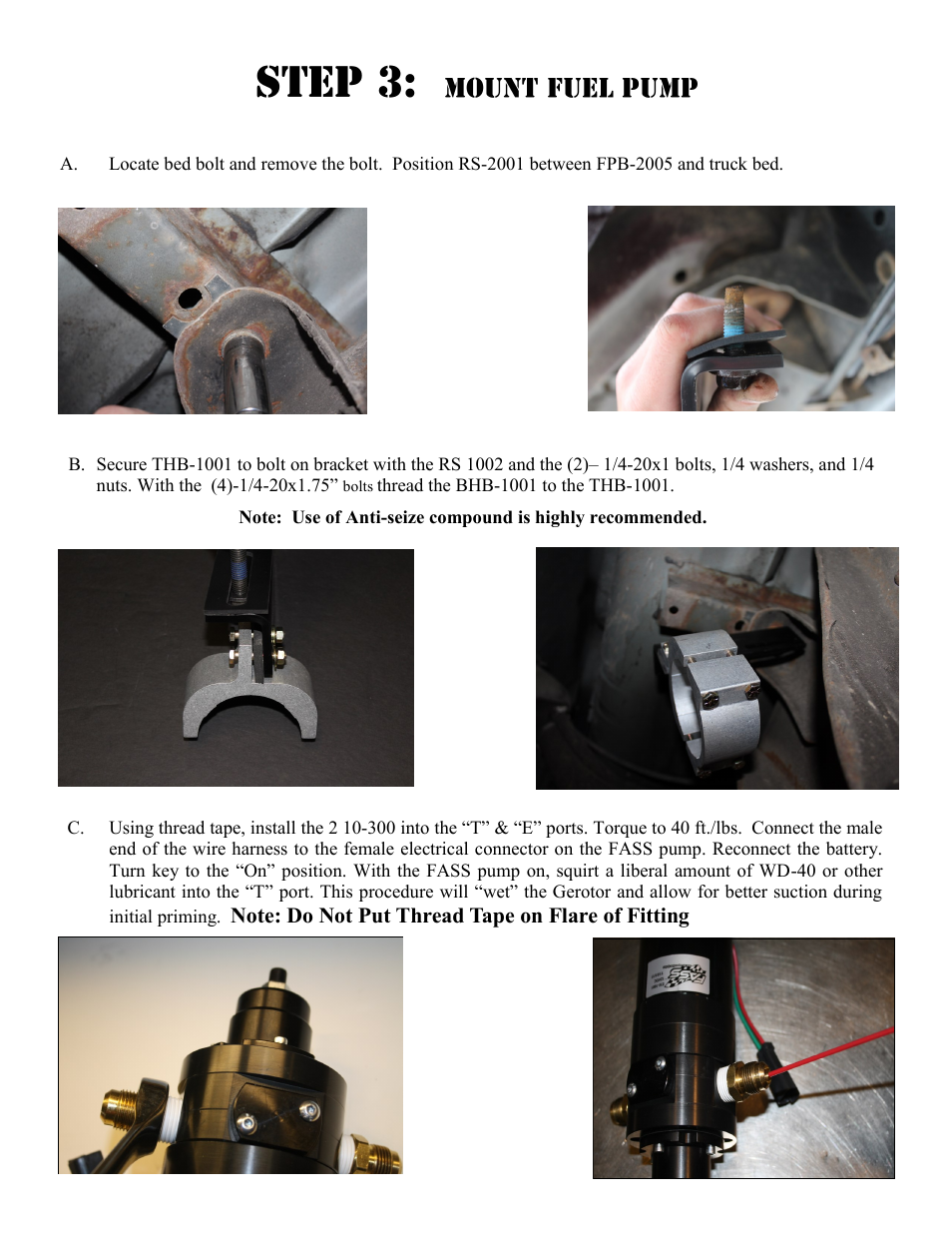 FASS FA C09 260G User Manual | Page 13 / 17