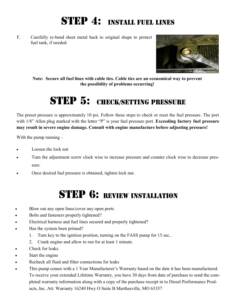 FASS FA C09 260G User Manual | Page 16 / 17
