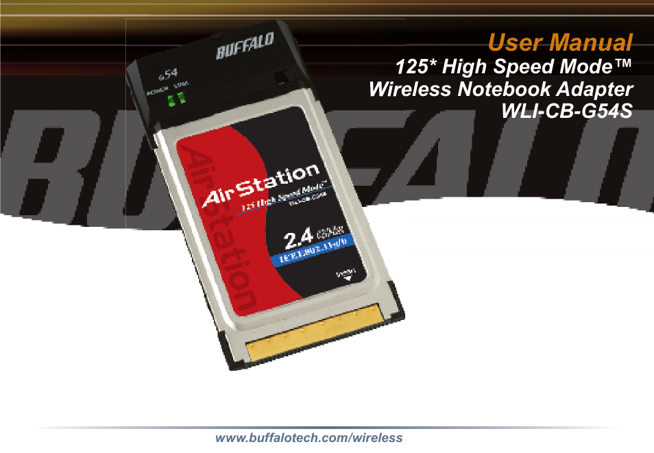 Buffalo Technology WLI-CB-G54S User Manual | 40 pages