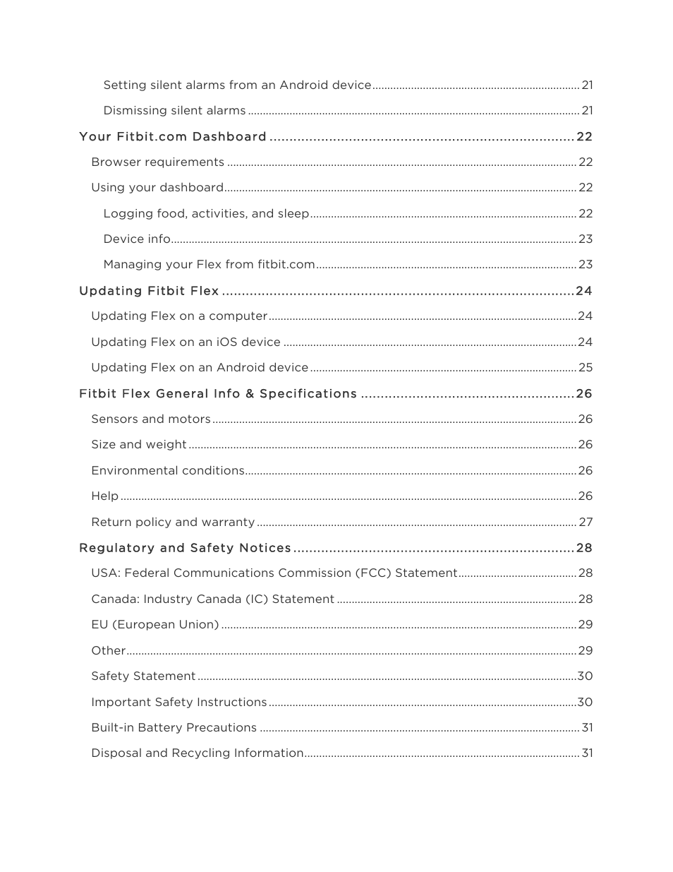 Fitbit Flex User Manual | Page 4 / 37