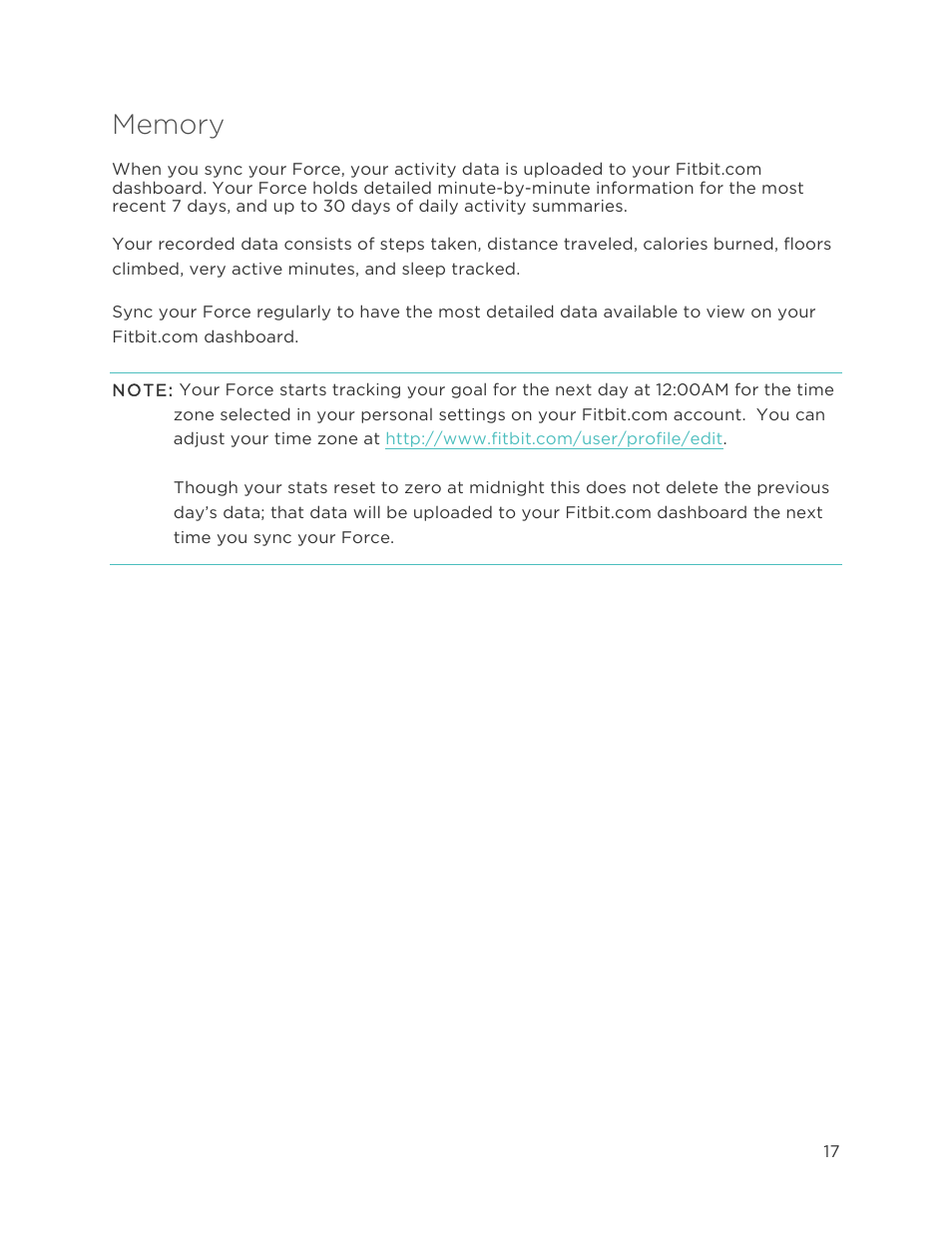 Fitbit Force User Manual | Page 21 / 33