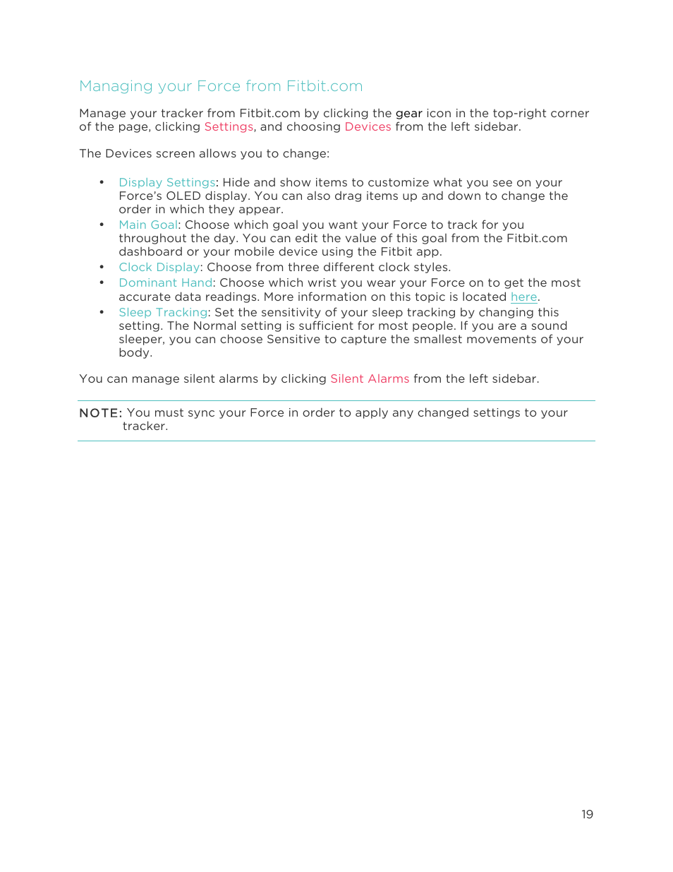 Fitbit Force User Manual | Page 23 / 33