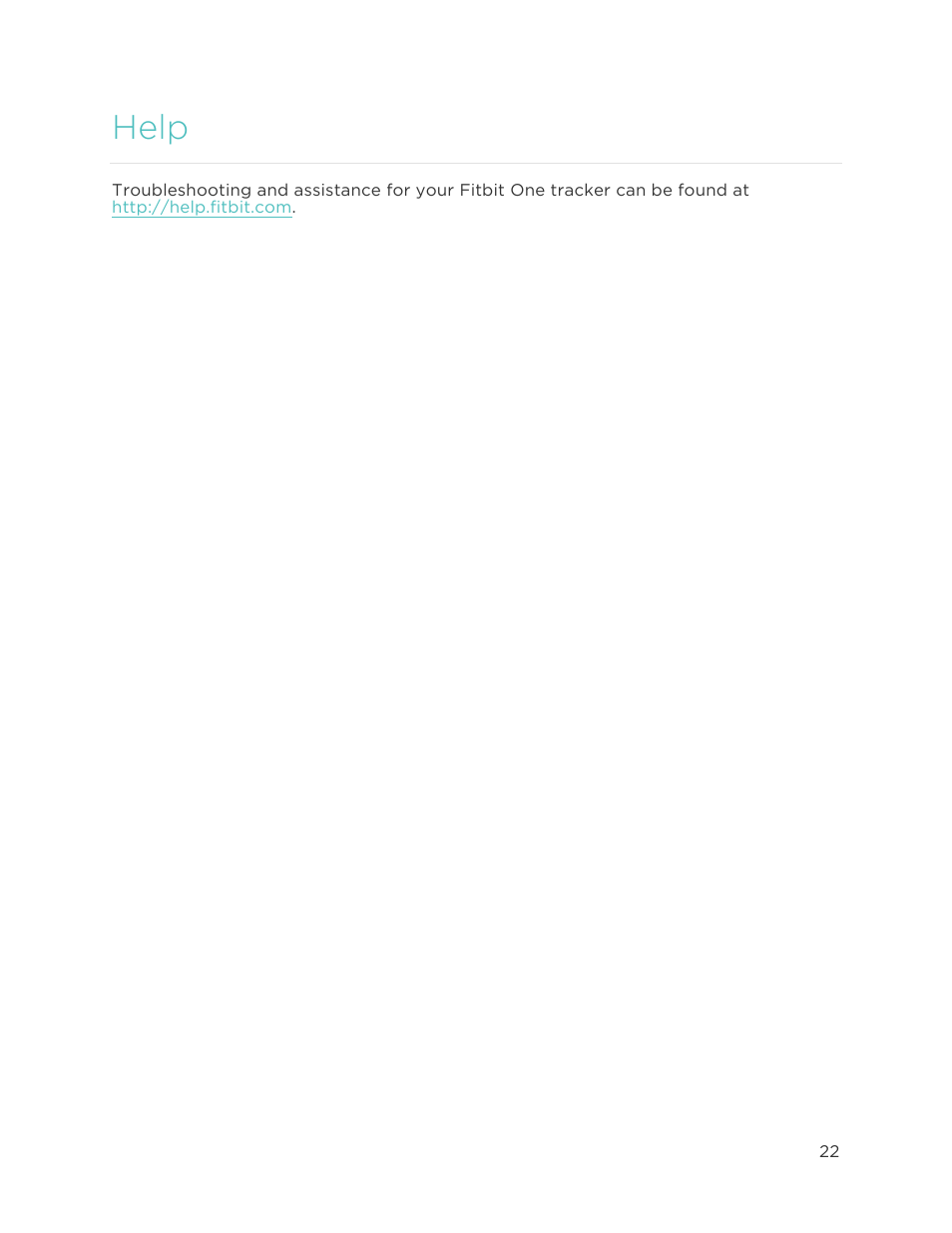 Help | Fitbit One User Manual | Page 26 / 33