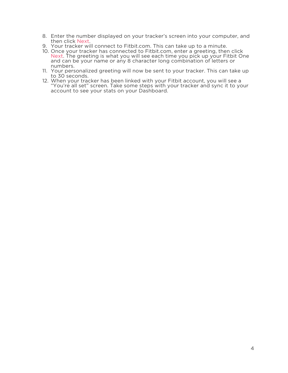 Fitbit One User Manual | Page 8 / 33