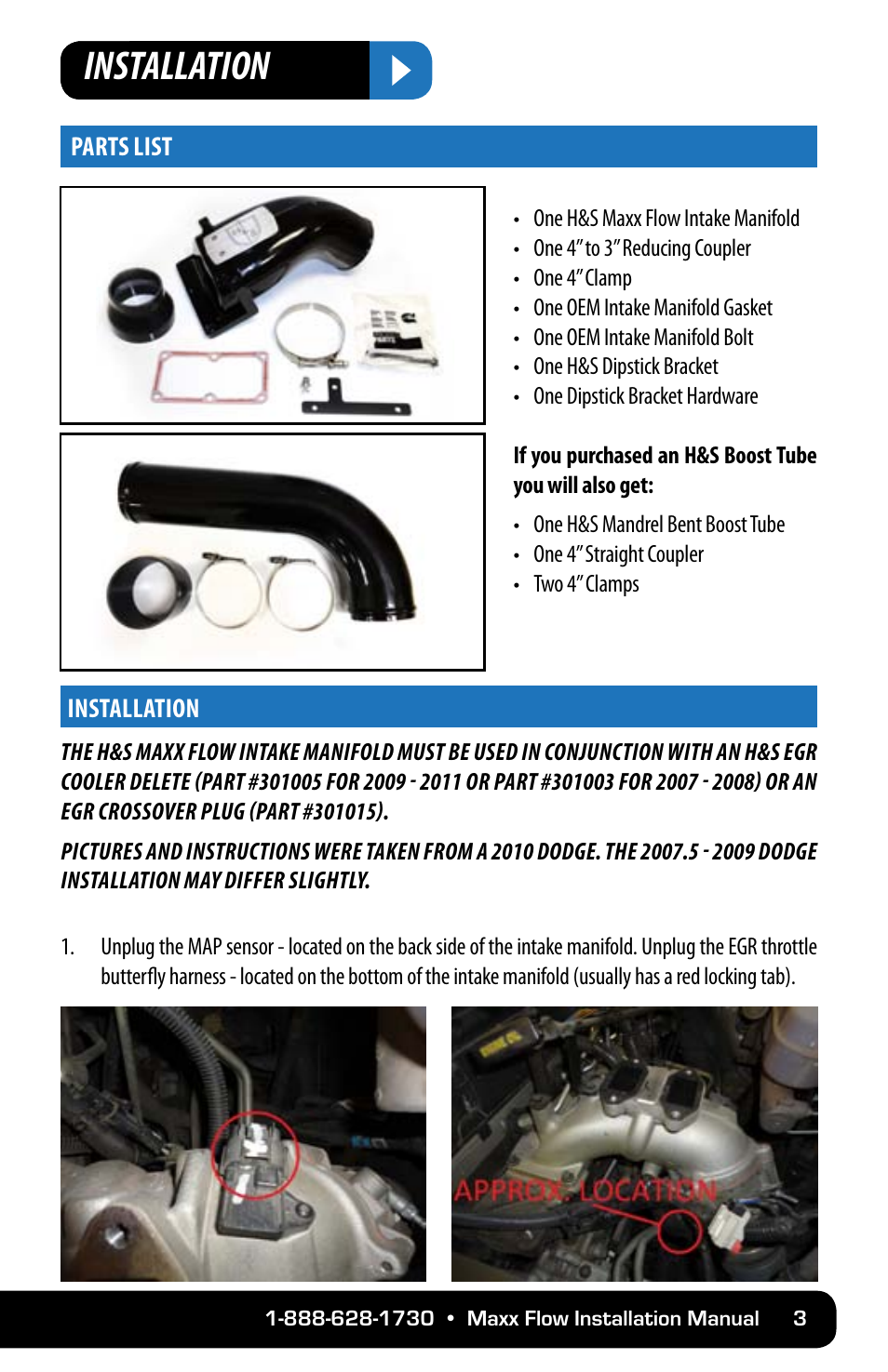 Installation | FLO~PRO 501001 User Manual | Page 3 / 12