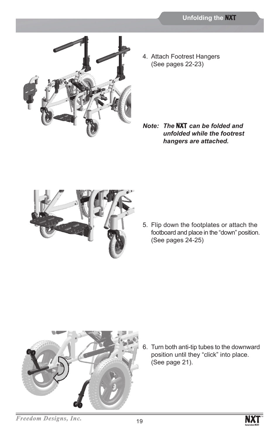 Freedom Designs Freedom NXT User Manual | Page 21 / 40