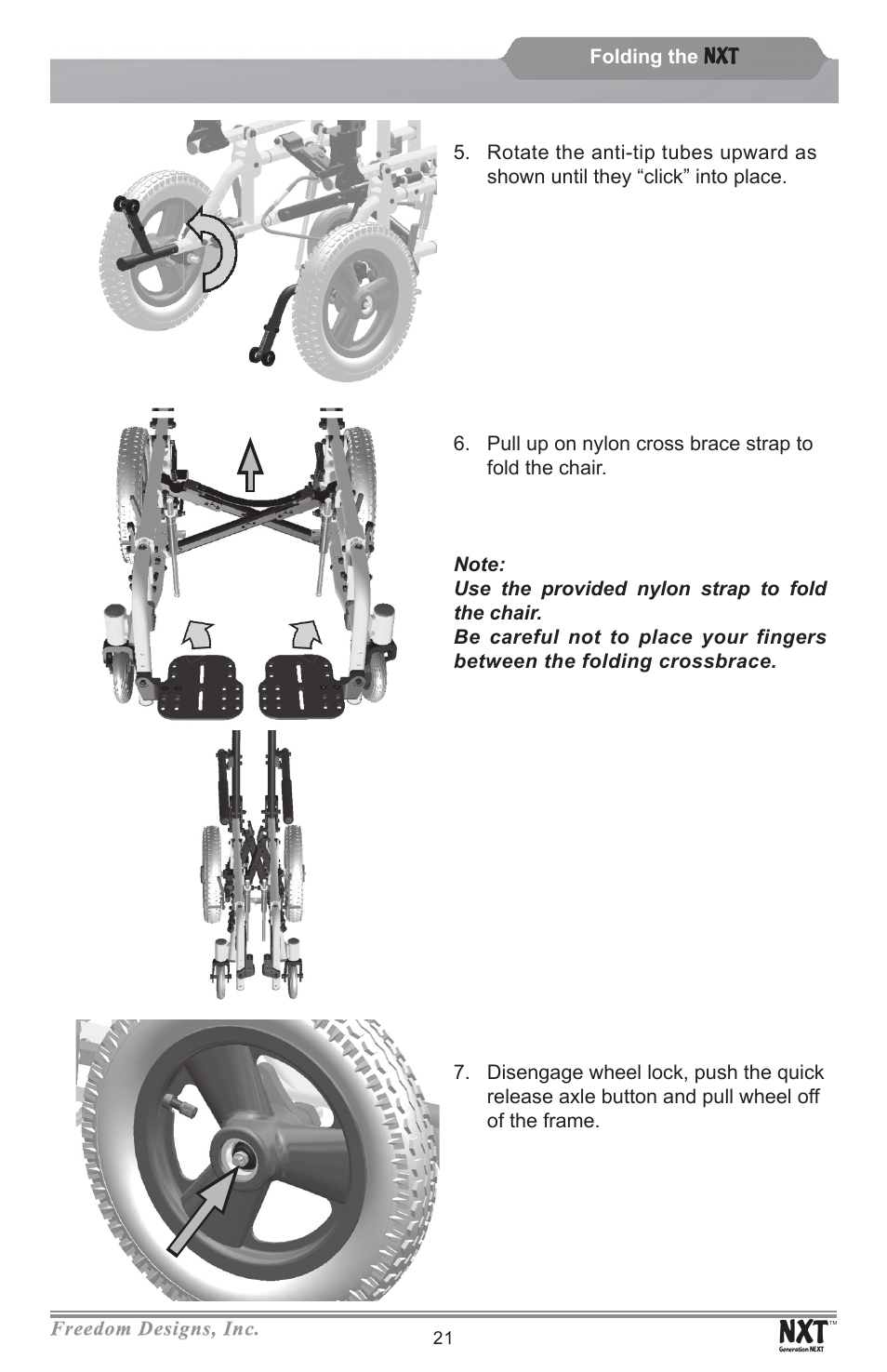 Freedom Designs Freedom NXT User Manual | Page 23 / 40
