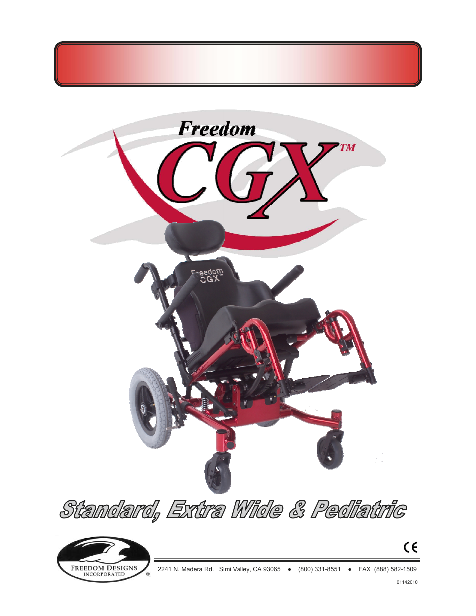 Freedom Designs Freedom CGX User Manual | 32 pages