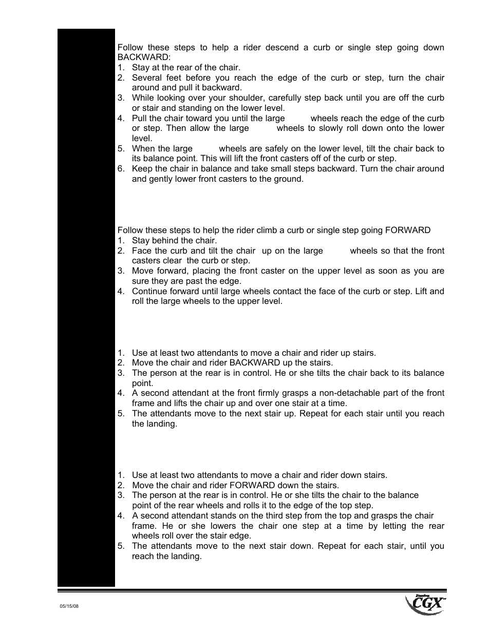 Freedom Designs Freedom CGX User Manual | Page 13 / 36