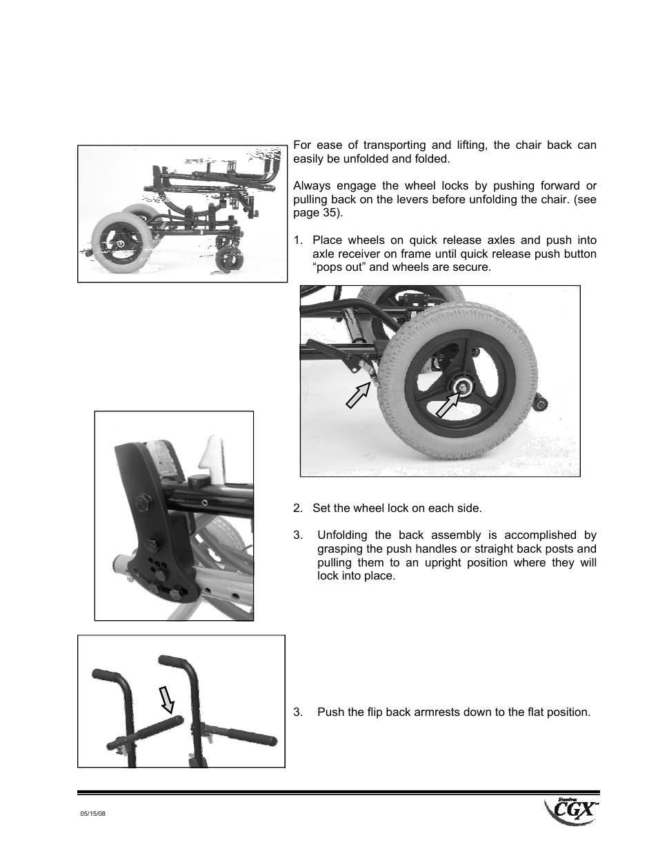 Unfolding the freedom | Freedom Designs Freedom CGX User Manual | Page 21 / 36