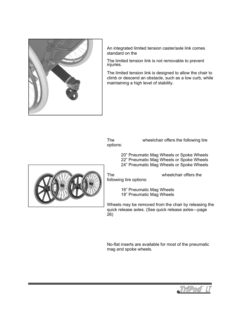 Main frame | Freedom Designs TriPod LT User Manual | Page 23 / 36