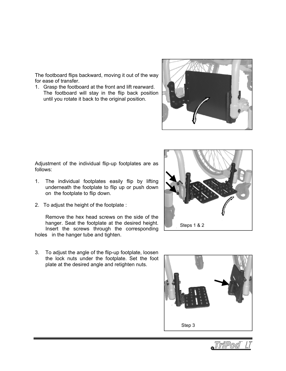 Freedom Designs TriPod LT User Manual | Page 25 / 36
