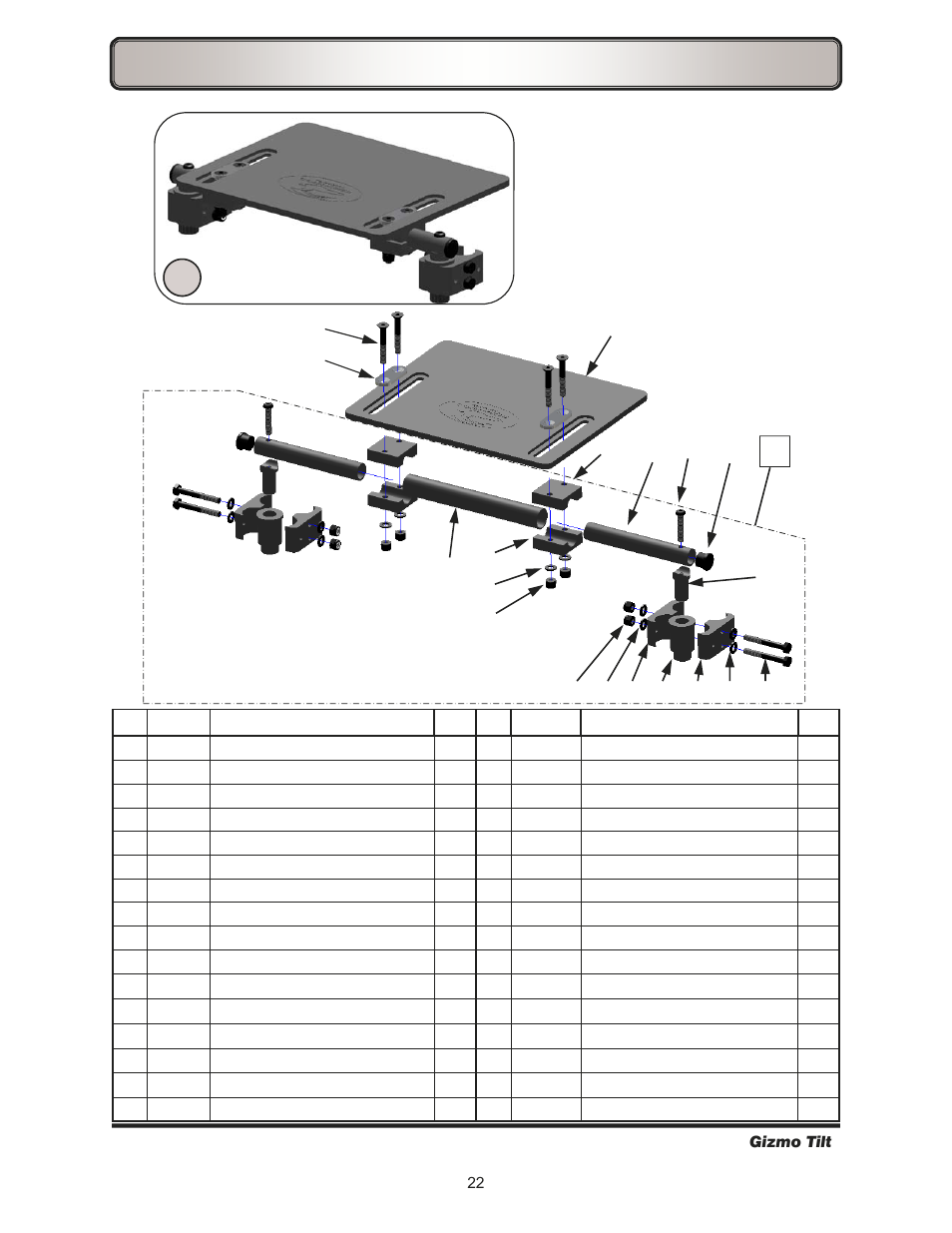 Footrests—removable footboard | Freedom Designs Gizmo Tilt in Space User Manual | Page 24 / 48