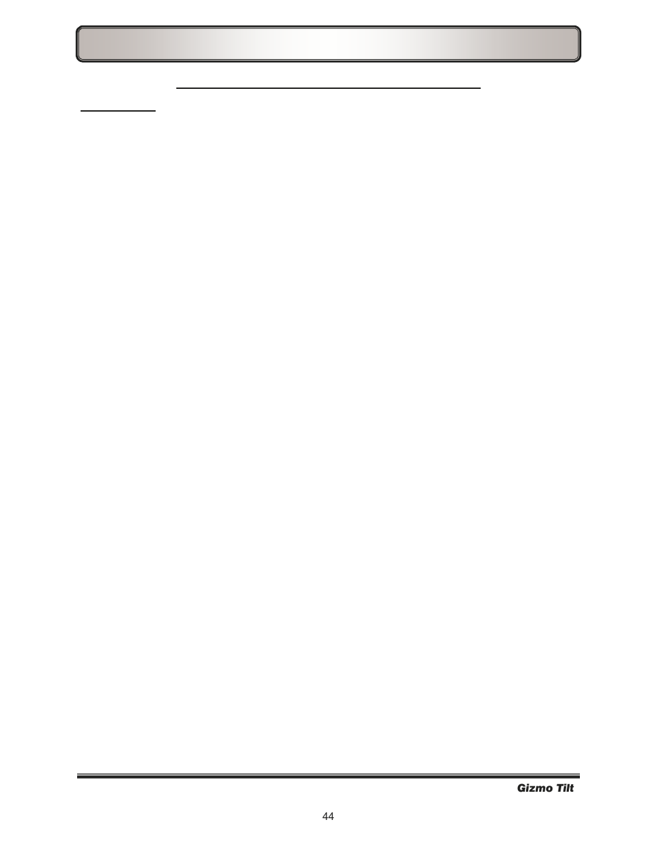 Warranty freedom designs, inc. limited warranty | Freedom Designs Gizmo Tilt in Space User Manual | Page 46 / 48